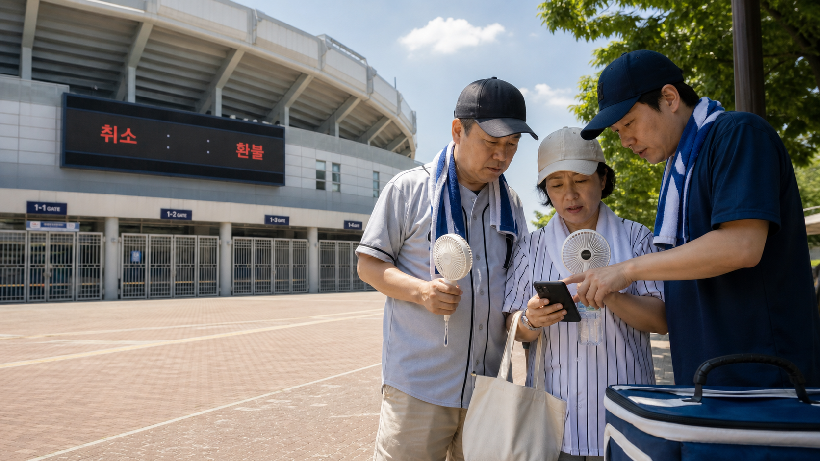 KBO 8월 7~9일 폭염취소, 주말 경기 예매 환불과 11일 일정 체크